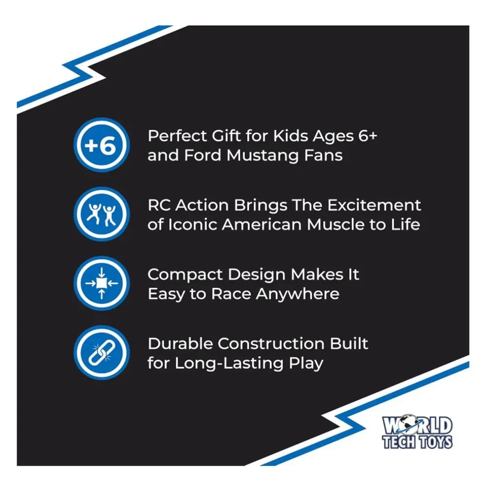 World Tech Toys Ford Mustang GT 1:14 Electric RC Car, Full Function